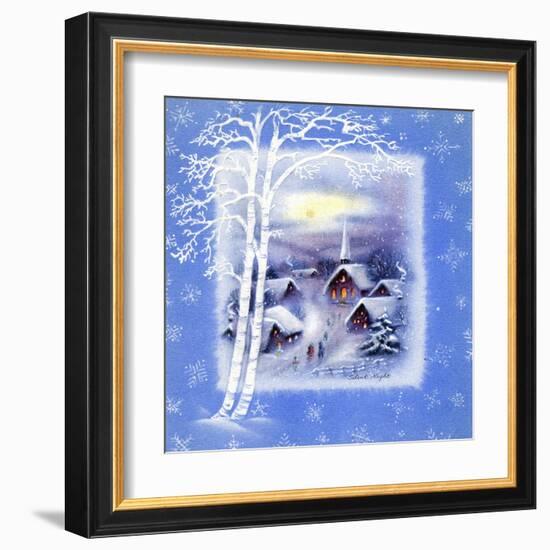 Greeting Card - Churches, Silent Night, National Museum of American History-null-Framed Art Print