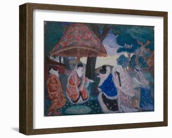 Greeting the Newlyweds, 1913-Boris Dmitryevich Grigoriev-Framed Giclee Print