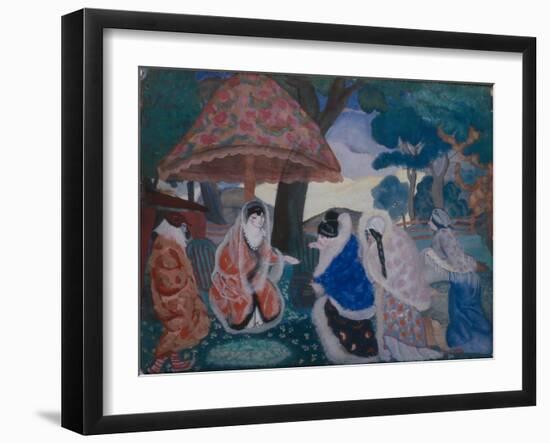 Greeting the Newlyweds, 1913-Boris Dmitryevich Grigoriev-Framed Giclee Print