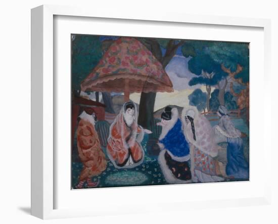 Greeting the Newlyweds, 1913-Boris Dmitryevich Grigoriev-Framed Giclee Print