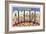 Greetings from Akron, Ohio-null-Framed Art Print