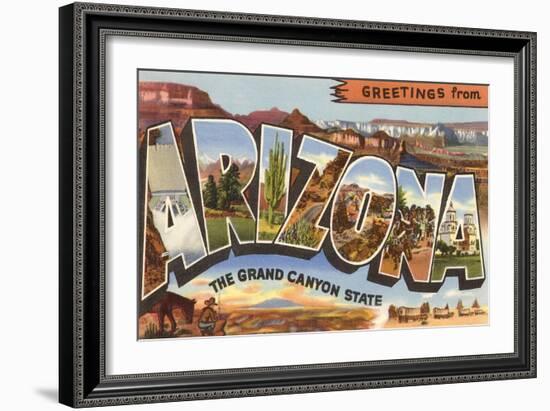 Greetings from Arizona-null-Framed Art Print