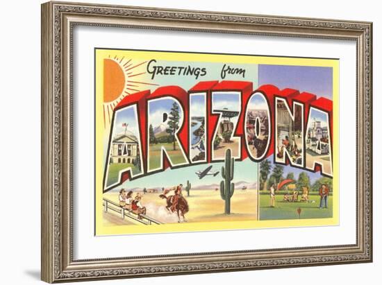 Greetings from Arizona-null-Framed Art Print