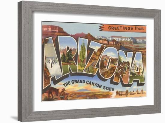 Greetings from Arizona-null-Framed Art Print