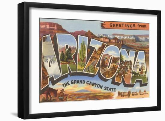 Greetings from Arizona-null-Framed Art Print