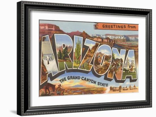 Greetings from Arizona-null-Framed Art Print