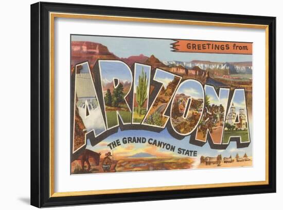 Greetings from Arizona-null-Framed Art Print