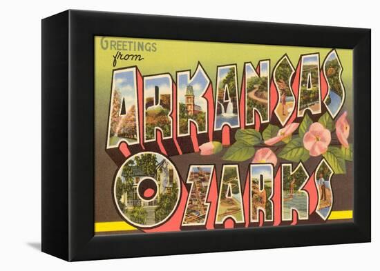 Greetings from Arkansas Ozarks-null-Framed Stretched Canvas