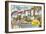 Greetings from Cadillac, Michigan-null-Framed Art Print