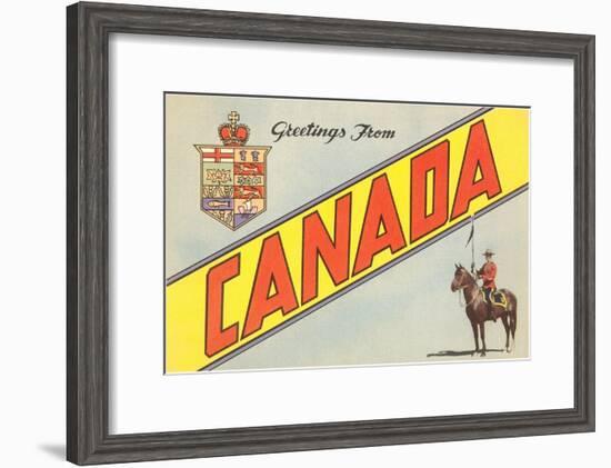 Greetings from Canada-null-Framed Art Print