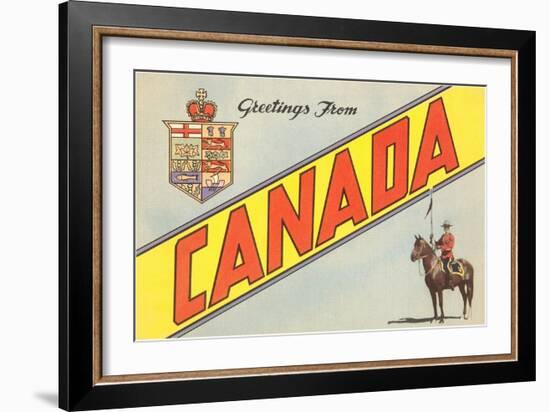 Greetings from Canada-null-Framed Art Print