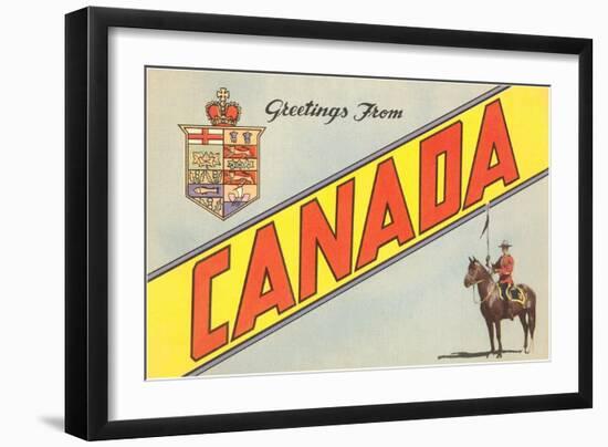 Greetings from Canada-null-Framed Art Print