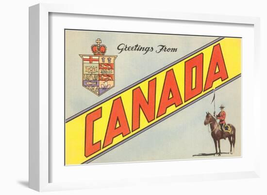 Greetings from Canada-null-Framed Art Print