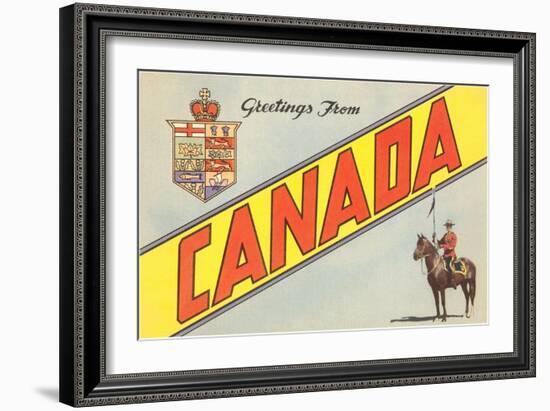 Greetings from Canada-null-Framed Art Print