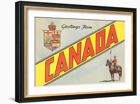 Greetings from Canada-null-Framed Art Print