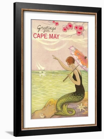 Greetings from Cape May, New Jersey-null-Framed Art Print