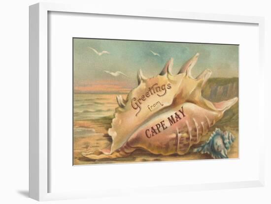 Greetings from Cape May, New Jersey-null-Framed Art Print