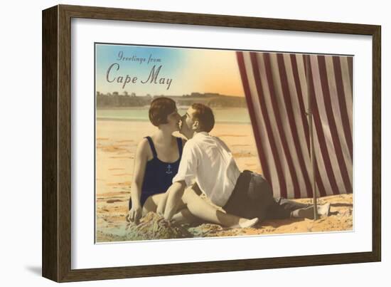 Greetings from Cape May, New Jersey-null-Framed Art Print