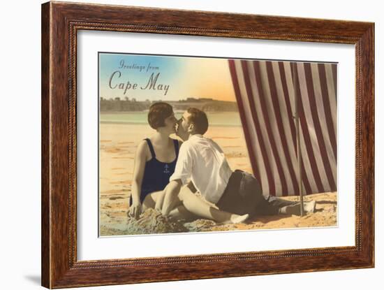 Greetings from Cape May, New Jersey-null-Framed Art Print