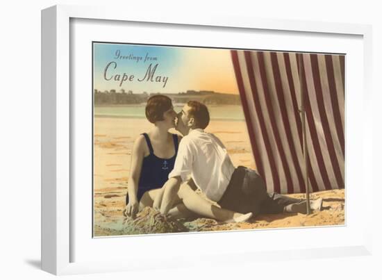 Greetings from Cape May, New Jersey-null-Framed Art Print