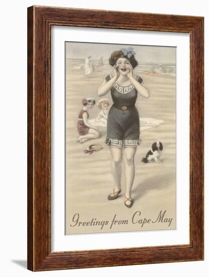 Greetings from Cape May, New Jersey-null-Framed Art Print