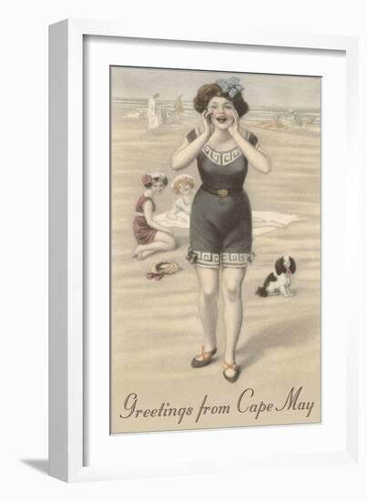 Greetings from Cape May, New Jersey-null-Framed Art Print