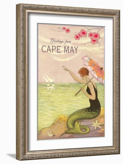 Greetings from Cape May-null-Framed Art Print