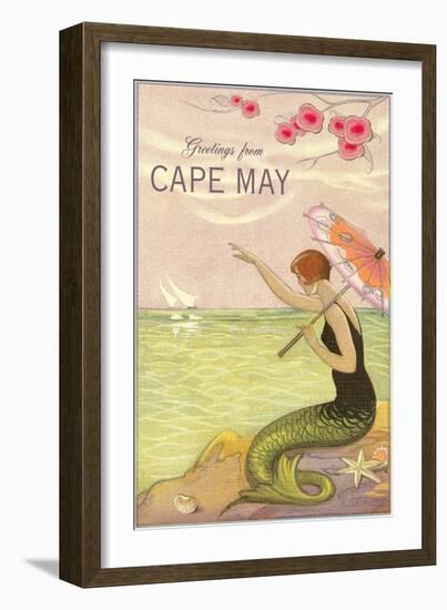 Greetings from Cape May-null-Framed Art Print