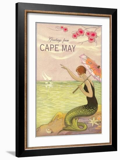 Greetings from Cape May-null-Framed Art Print