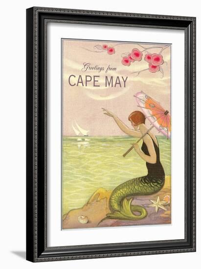 Greetings from Cape May-null-Framed Art Print