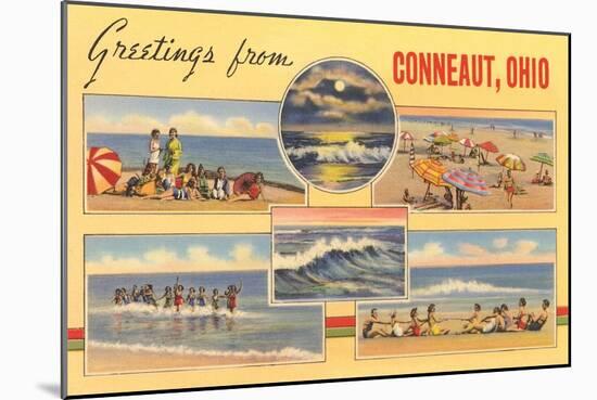 Greetings from Conneaut-null-Mounted Art Print