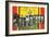Greetings from Des Moines, Iowa-null-Framed Giclee Print