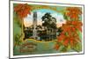 Greetings from Florida, Bok Tower-null-Mounted Art Print