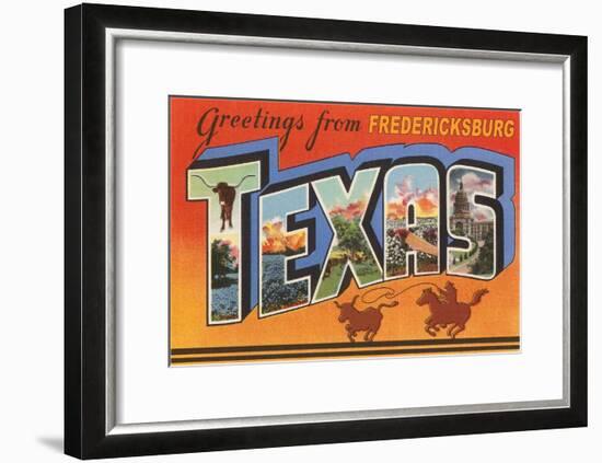 Greetings from Fredricksburg, Texas-null-Framed Art Print