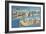 Greetings from Hampton Beach, New Hampsshire-null-Framed Art Print