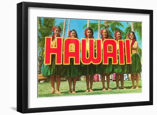 Greetings from Hawaii-null-Framed Art Print