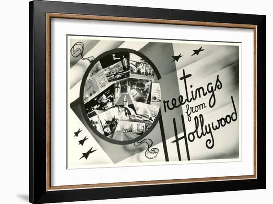 Greetings from Hollywood, California-null-Framed Art Print