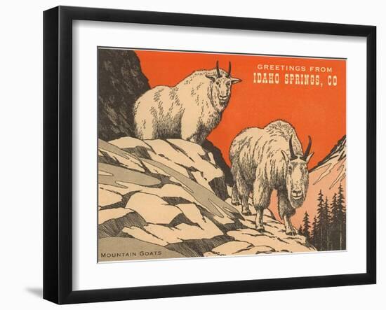 Greetings from Idaho Springs, Colorado-null-Framed Art Print