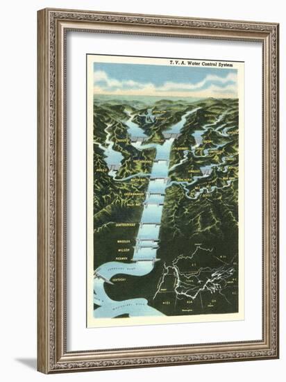 Greetings from Knoxville, Tennessee-null-Framed Art Print