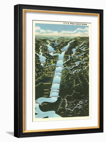 Greetings from Knoxville, Tennessee-null-Framed Art Print