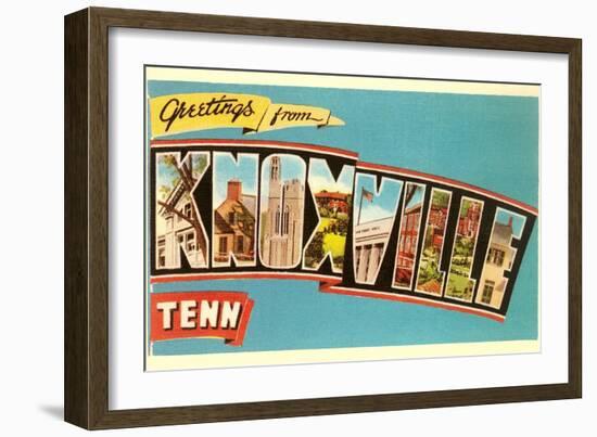 Greetings from Knoxville, Tennessee-null-Framed Art Print