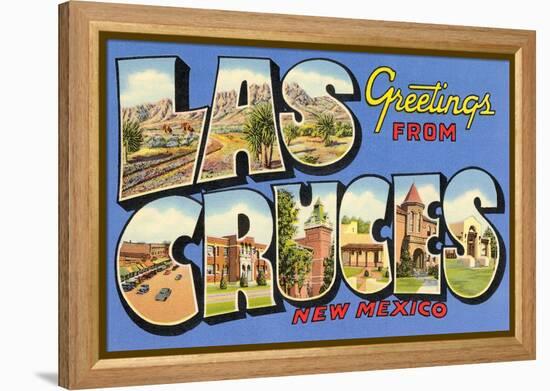 Greetings from las Cruces, New Mexico-null-Framed Stretched Canvas