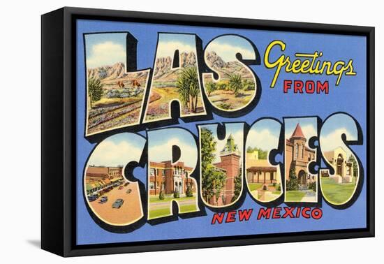 Greetings from las Cruces, New Mexico-null-Framed Stretched Canvas