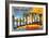 Greetings from Miami Beach, Florida-null-Framed Art Print