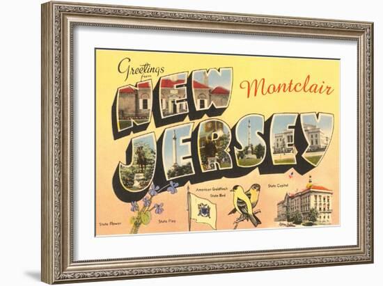 Greetings from Montclair-null-Framed Art Print