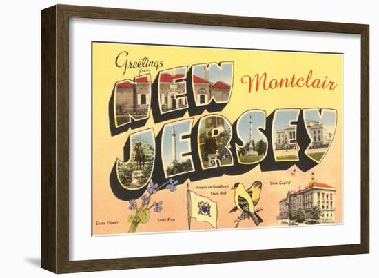 Greetings from Montclair-null-Framed Art Print