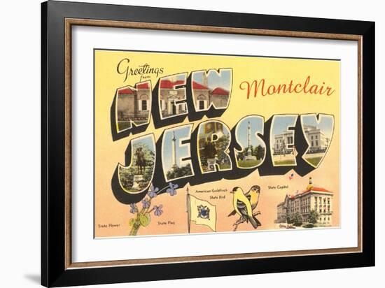 Greetings from Montclair-null-Framed Art Print