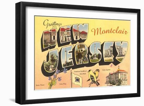 Greetings from Montclair-null-Framed Art Print