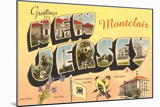 Greetings from Montclair-null-Mounted Art Print