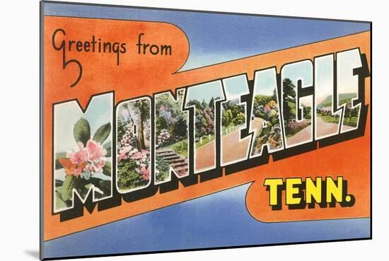 Greetings from Monteagle, Tennessee-null-Mounted Art Print